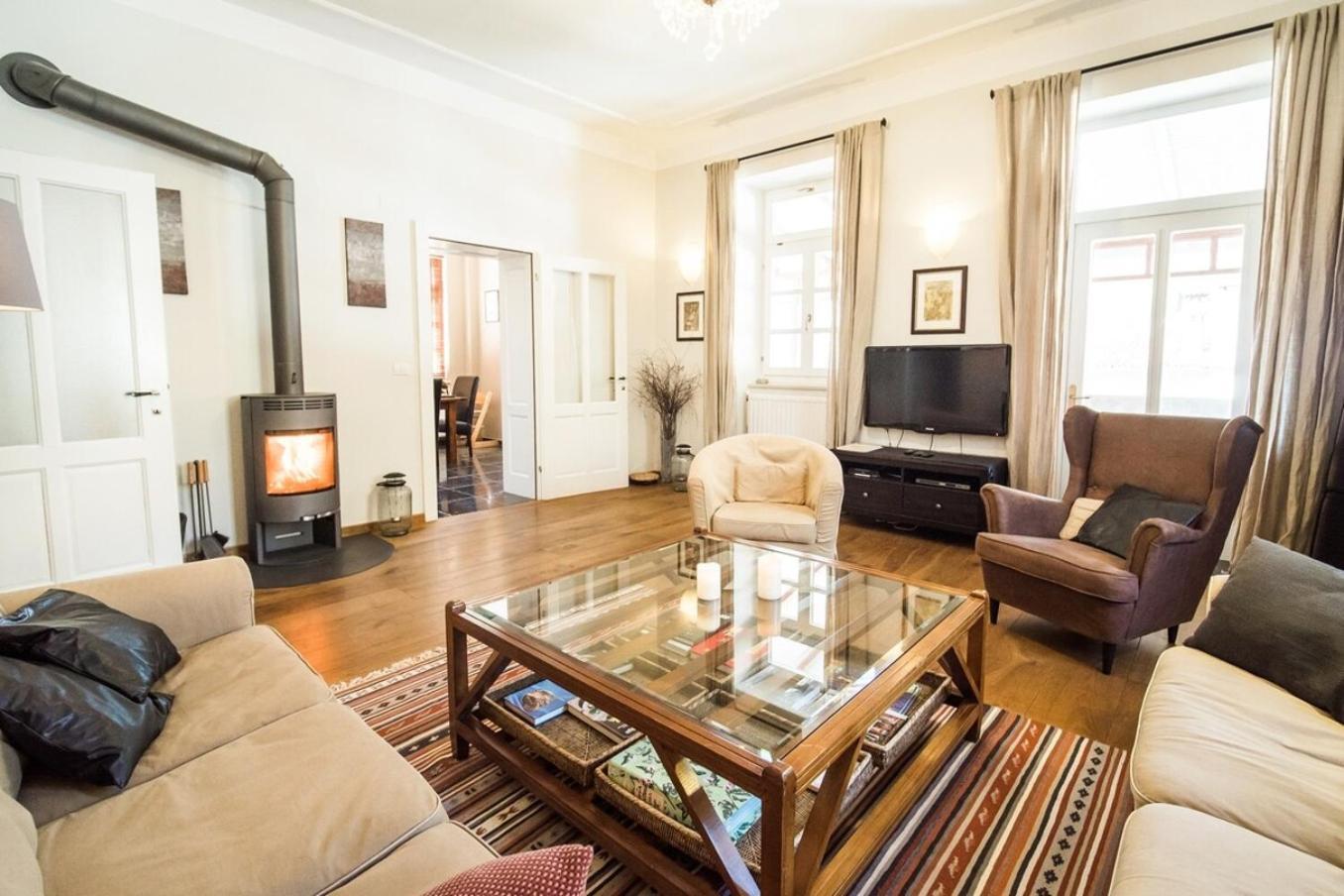 Stylish Penthouse With Large Terrace Apartment Most Na Soci Exterior photo